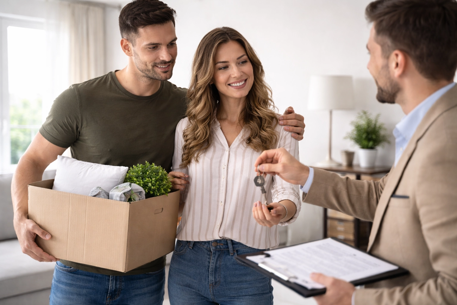 Odovzdanie a nasťahovanie